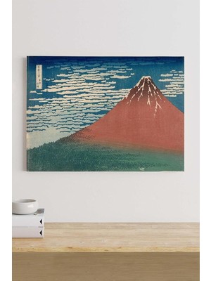 Tech Butiq (PSTER18868) Wind Clear - Katsushika Hokusai Sanatsal Kanvas Tablo 21 x 30