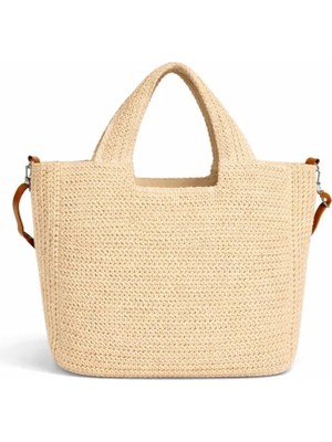 PaminBags Aksesuar Paminbags Askılı Midi Hasır Çanta PMN0013
