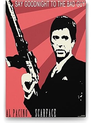 Tech Butiq Al Pacino - Scarface Pop Art Tablosu - 70X100CM