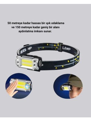 Die Grup Taşınabilir Şarjlı LED Fener XPE95LM COB120LM Manyetik Gövde