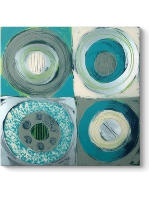 Tech Butiq Modern Daireler Tablosu 40 x 40