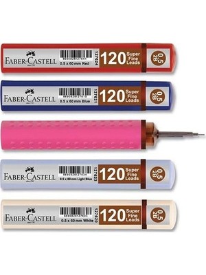 Faber-Castell Grip 0.5 Mın Uc Kırmızı 3 Adet
