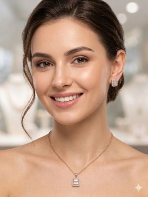 Tedarik Baget Taşlı Set Najmaddin