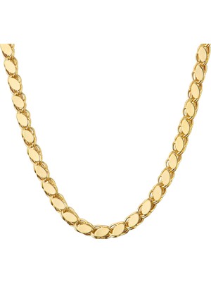 goldkupe 14 Ayar 50 cm Pullu Altın Zincir Kolye 4,13 gr