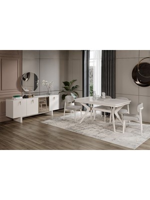 Doressa Bend Moon Yemek Odası Takımı