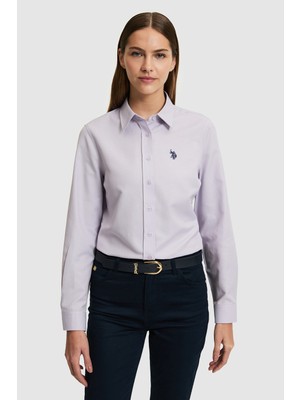 U.s. Polo Assn. Kadın Lila Gömlek Basic 50324791-VR034