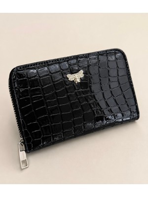 Zeyzey Butik Aliee Siyah Kadın Cüzdan