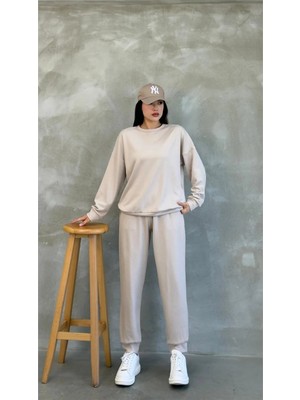 Ponçik Kadın Modal Scuba Mevsimlik Eşofman Takımı – Soft Touche, Oversize Spor 25503