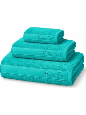 Metinev Metin Ev® %100 Pamuk 3’lü Havlu Seti – Banyo + Yüz + El Havlusu – Yumuşak & Yüksek Emicilik