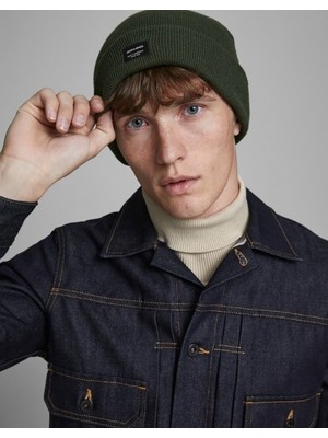 Jack & Jones Erkek Bere Renkli Standart Beden 12092815YS Kış Sezonu İçin Uygun