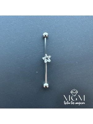 Eco Port Rodyum Zirkon Taşlı Çelik Köprü - PR000169
