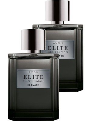 Avon Elite Gentleman In Black Erkek EDT Parfüm 75 ml Turunçgil Koku İkili Set