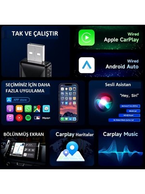 Hereveoyuncak Mpıa Cp-2 Android Car Playy Adaptör