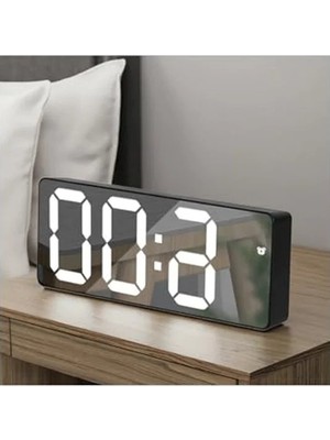 Hakay Akıllı LED Masa Saati, Alarm ve Gece Modu Özellikli