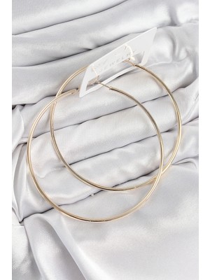My Best Store Ietaks™ Pirinç Halka Model Gold Renk Kadın Küpe