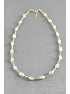 My Best Store Oval Metal Inci Kolye