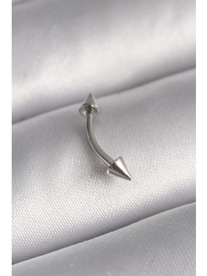 My Best Store Ietaks™ 316L Çelik Gümüş Renk Çivi Model Piercing