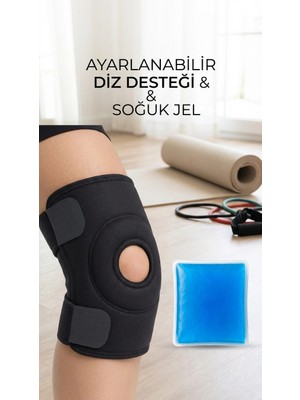 My Best Store Çapraz Bağ Destekli Medical Diz Korsesi, Menisküs Için Termojel Hediyeli Dizlik