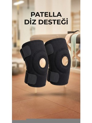 My Best Store Patella Destekli Ikili Diz Korsesi Çapraz Bağ Destek Spor Kullanımı