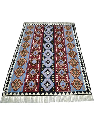 Zehra Abla Halı Yeni 3m2 El Dokuma Otantik Doğu Anadolu Van Yün Kilim 7348