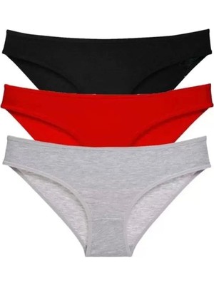 Beruflic 3 Adet Süper Eko Set Likralı Kadın Slip Külot 540
