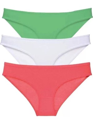 Beruflic 3 Adet Süper Eko Set Likralı Kadın Slip Külot 546