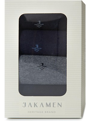 Jakamen 5'li Bambu Karışımlı Hediye Kutlu Çorap Seti