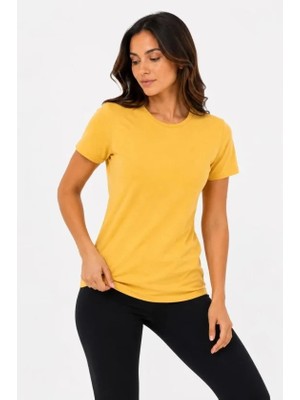 Beruflic Basic Tişört Bisiklet Yaka Kısa Kol Günlük Yazlık Slim Fit Tshirt