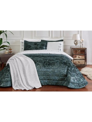 Özdilek Premium 10 Parça Çift Kişilik Çeyiz Seti-Bright Indigo