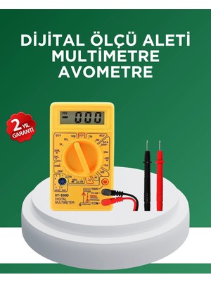 Sibelora Home Dijital Multimetre Ölçü Aleti Ac Dc Ölçüm ve LCD Ekranlı