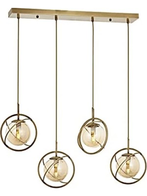 Die Grup Modern E14 Metal Cam Avize - 80X22 cm