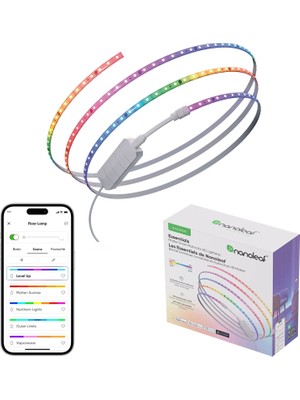 Nanoleaf Akıllı Rgb Şerit LED Matter, App Kontrollü, Google Home, Alexa, Apple Home Destekli