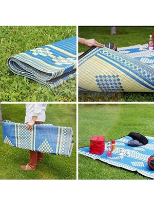 Die Grup 140 x 230 cm Plastik Hasır Halı - Piknik ve Dış Mekan Kullanımı