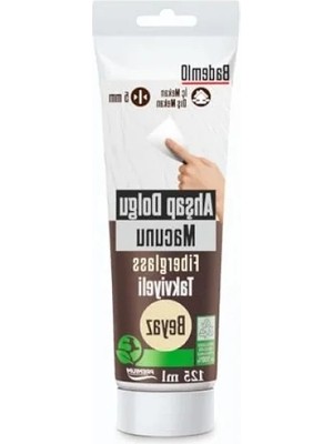 Die Grup Beyaz Renk Ahşap Parke Tamir Macunu, 125 ml