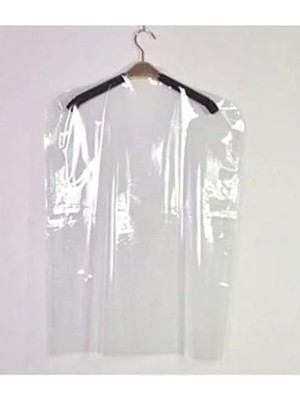 Die Grup 60X90 cm Şeffaf Elbise Koruma Kılıfı, 20 Adet Set