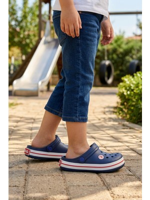 Walkway 214 F Lacivert Unisex Çocuk Sabo Terlik