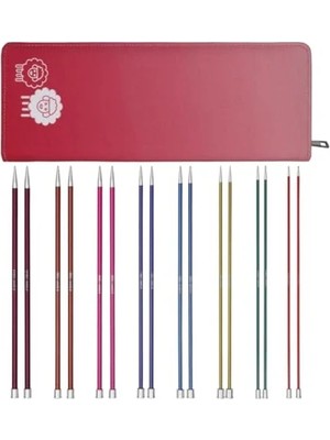 Die Grup Zing Uçlu Örgü Iğnesi Seti - 35 cm Uzunluk