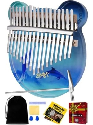 Die Grup Kaliteli 17 Tuşlu Okyanus Cam Kalimba Full Set
