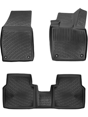 Die Grup Yüksek Kaliteli 3D Havuzlu Paspas - Audi Q4 E-Tron (Elektrikli, 2018 Sonrası)