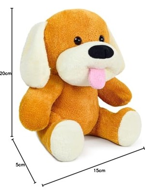 Esranın Dünyası Ofis Hediyesi Kuzu 20-25 cm Figürlü Pelüş Ayıcık, 20 cm Teddy Bear,sevgiliye Hediye (Köpek)