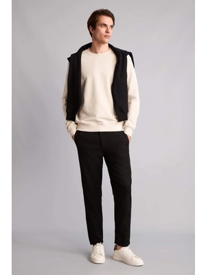 DeFacto Regular Fit Elastik Bel Boru Paça Pantolon H5725AX26SM
