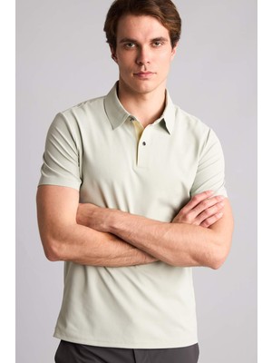 DeFacto Slim Fit Polo Yaka Kısa Kollu Polo Tişört F9896AX26SP