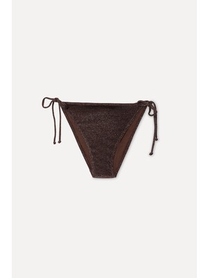 Mudo Kadın Bronz Bağlamalı Bikini Altı