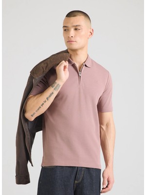Jack & Jones Pembe Erkek Regular Fit Polo T-Shirt 12292992 Jprblaethan Ss Zıp Polo Sn