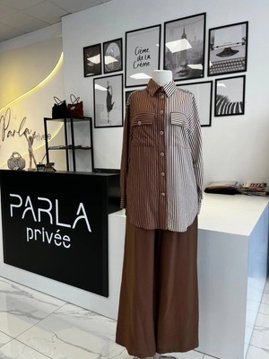 Parla Prive Çizgi Browni Takım