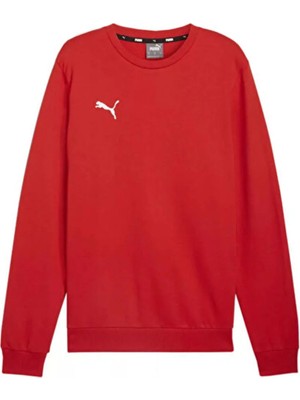 Puma Teamgoal Casuals Crew Neck S Erkek Sweatshirts 65859201 Kırmızı
