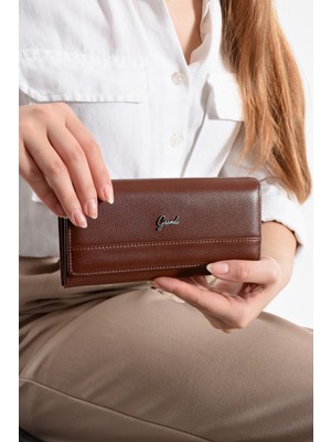 Grande 2615 %100  Hakiki Deri Bayan  Cüzdan