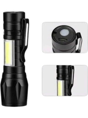 Die Grup LED Lamba El Feneri Küçük Taşınabilir USB Şarjlı Acil Durum Lambası