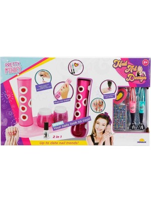 Die Grup 3847 Pretty Pinky 2in1 Tırnak Tasarım Seti -Sunman