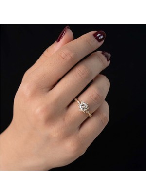 Altın Lotus Yüzük T079353